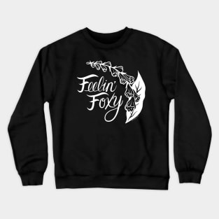 Feeling Foxy White Foxglove Crewneck Sweatshirt